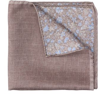 Bruinkleurige pochette Profuomo