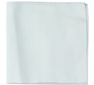 Profuomo Lichtgroene pochette met wit motief