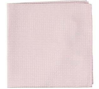 Profuomo Lichtroze pochette met wit motief