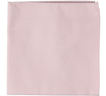 Lichtroze pochette met wit motief Profuomo