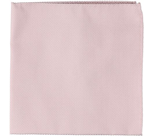 Lichtroze pochette met wit motief Profuomo