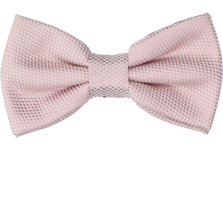 Zalmroze strik in structuur Profuomo