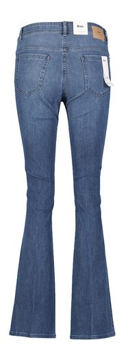 Donkerblauwe slim bootcut jeans Shakira Brax 