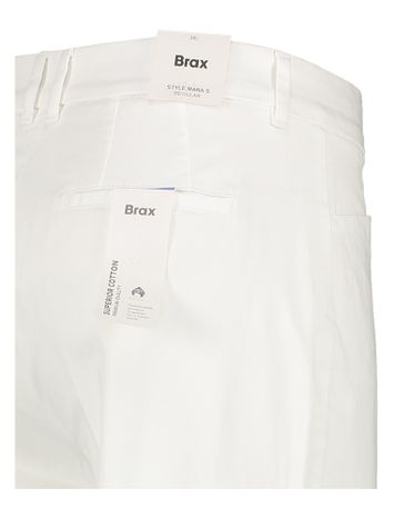 Witte geklede chino regular fit Mara s Brax