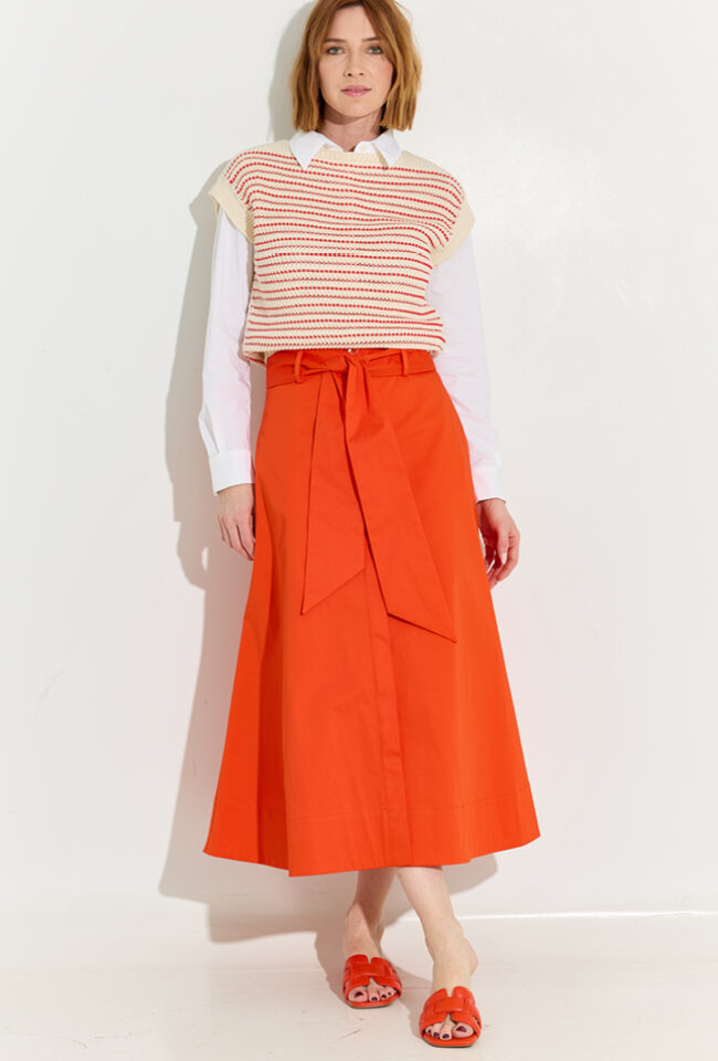 Beige debardeur met rodod detail Boone Xandres