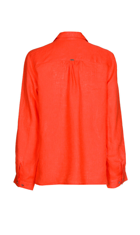 Rode linnen bloes Hulja Xandres 