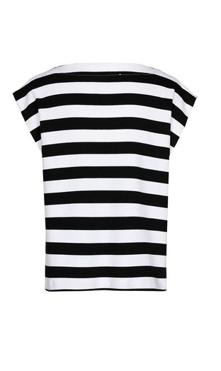 Zwart wit gestreepte t-shirt Farnaz Xandres
