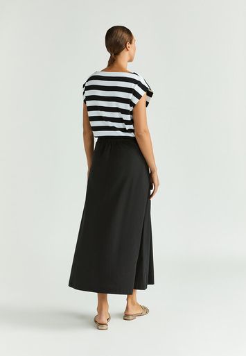 Zwart wit gestreepte t-shirt Farnaz Xandres