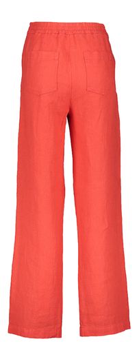 Roodkleurige linnen broek Aina Xandres