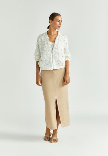 Beige rok Roelke Xandres