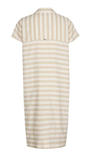 Beige gestreepte jurk Kolbi Xandres 