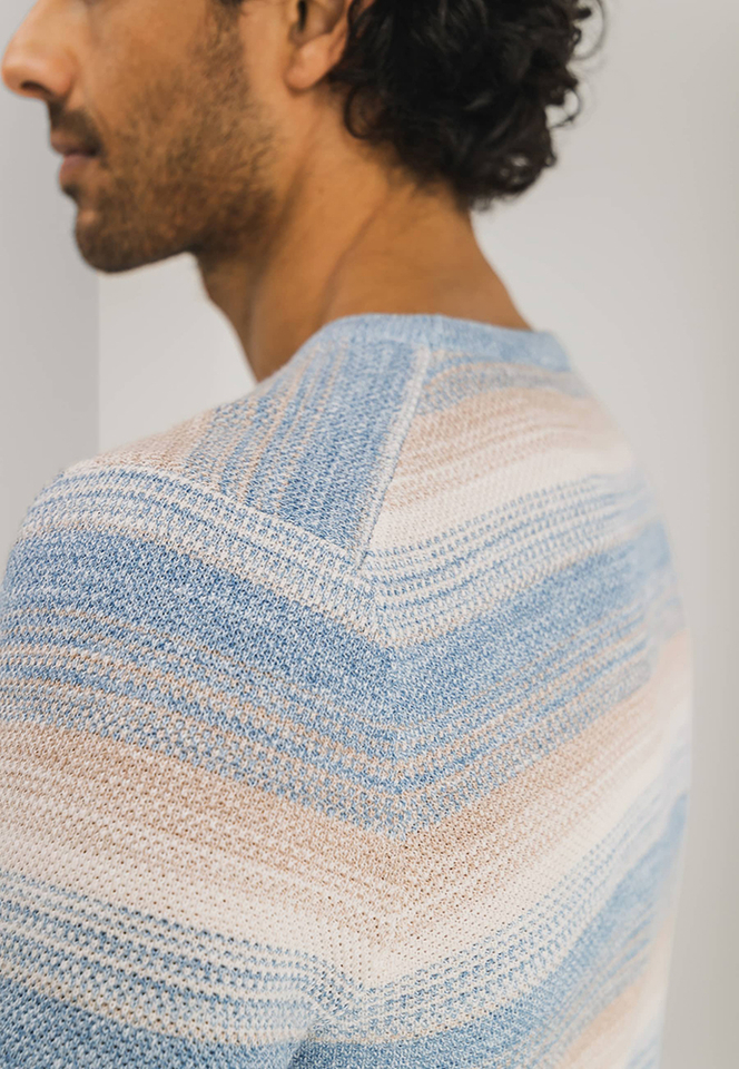 Gespikkelde trui met ronde hals en lange mouwen State Of Art 