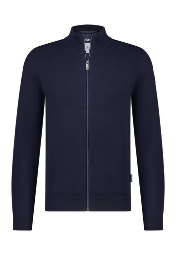 Donkerblauwe gilet met rits State Of Art 