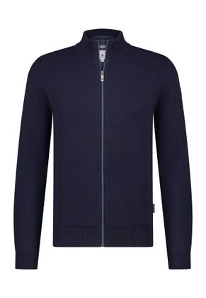 State of Art Donkerblauwe gilet met rits