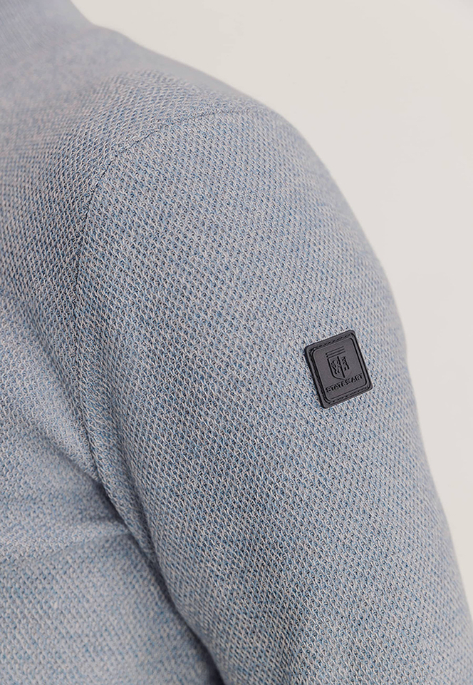 Blauwe gilet met rits State Of Art 