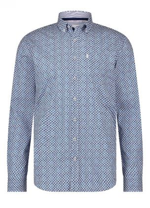 State of Art Print katoenen hemd (regular fit) met lange mouwen