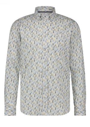 State of Art Print katoenen hemd (regular fit) met lange mouwen