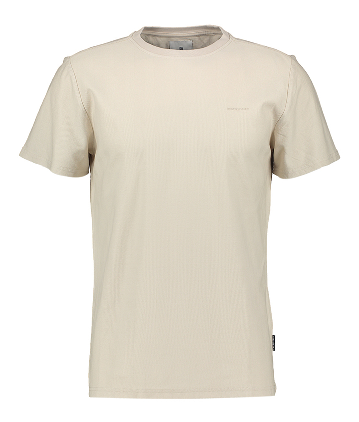 Beige katoenen t-shirt State Of Art 