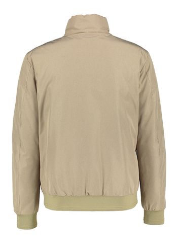 Beige omkeerbare jas met kaki binnenkant State Of Art 
