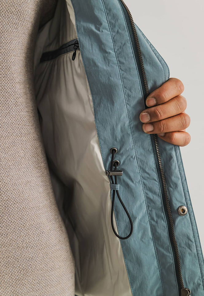 Blauwe jas met zakken State Of Art 