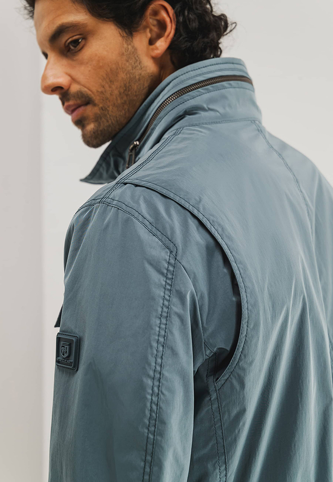 Blauwe jas met zakken State Of Art 