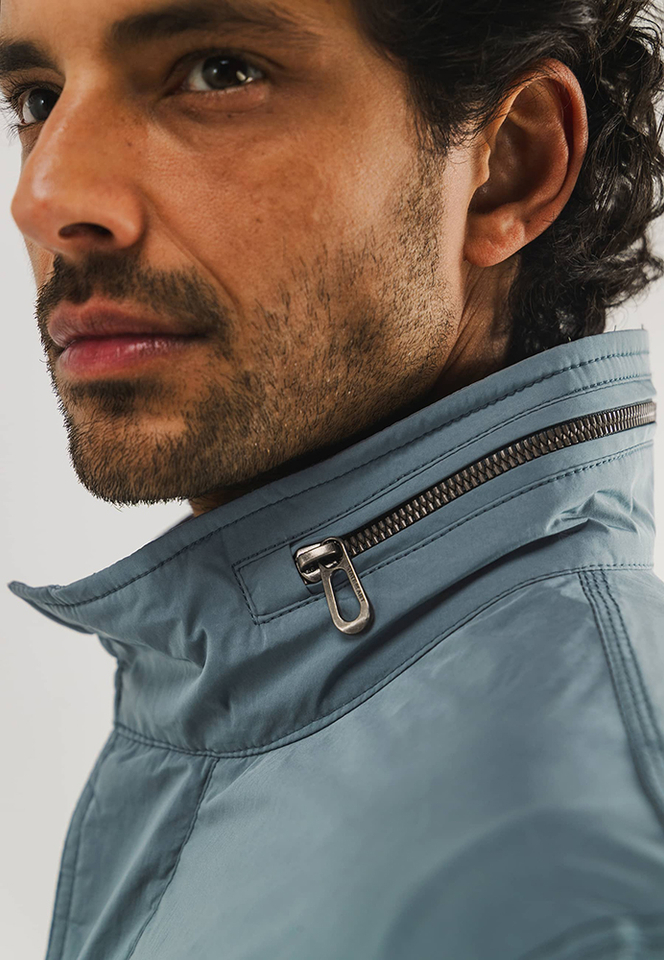 Blauwe jas met zakken State Of Art 