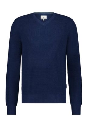 State of Art Donkerblauwe trui met ronde hals