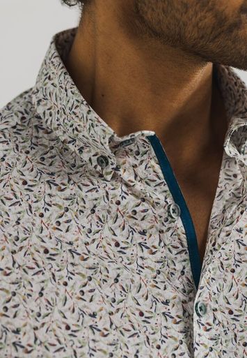 Katoenen hemd (regular fit) met print en lange mouwen State Of Art 