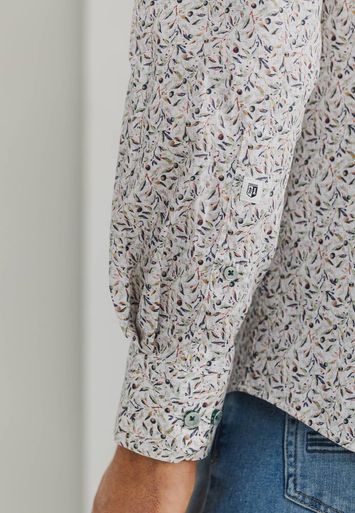 Katoenen hemd (regular fit) met print en lange mouwen State Of Art 
