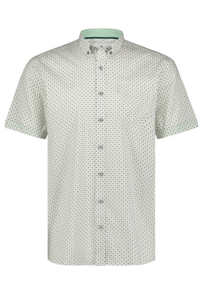Multi katoenen hemd (regular fit) met korte mouwen State Of Art