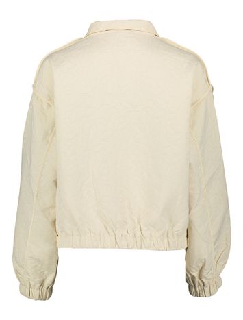 Beige bomber jacket met beige bloemenprint Yasfipa