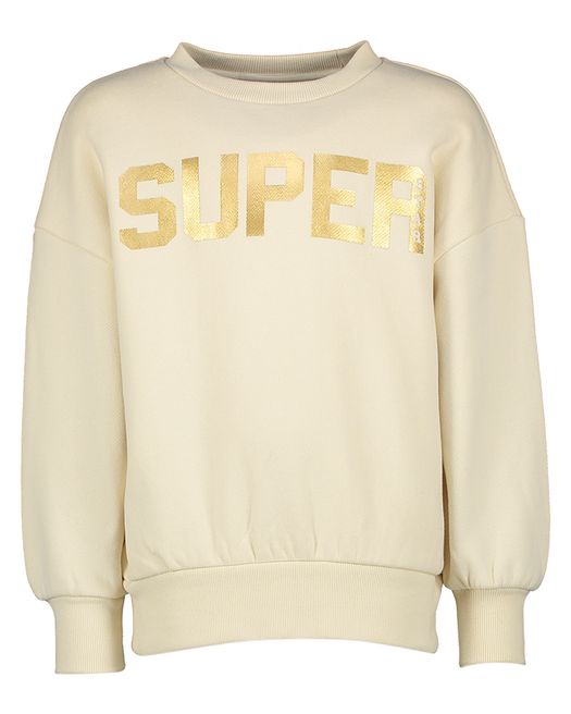 Ecru katoenen sweater AO76