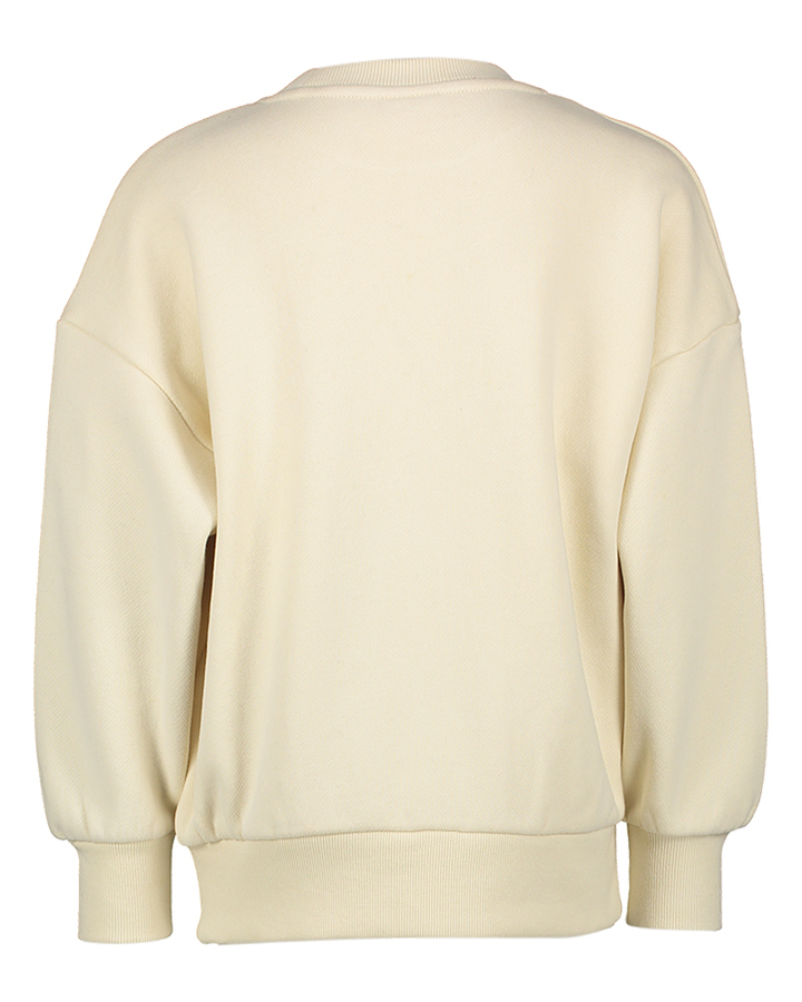 Ecru katoenen sweater AO76