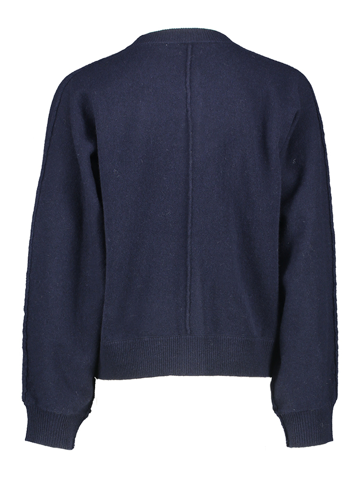 Classic navy gilet met knopen AO 