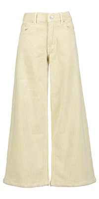 Ecru broek in ribfluweel Leyla AO76