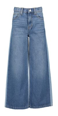 Blauwe jeans met licht blauwe achterkant AO76
