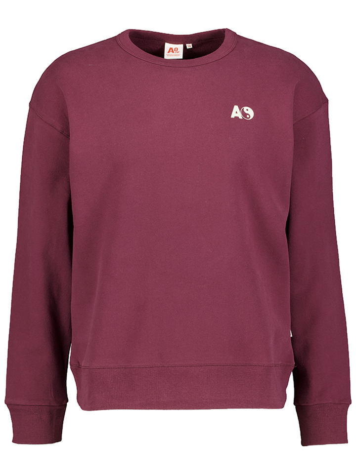 Bordeaux katoenen sweater AO76