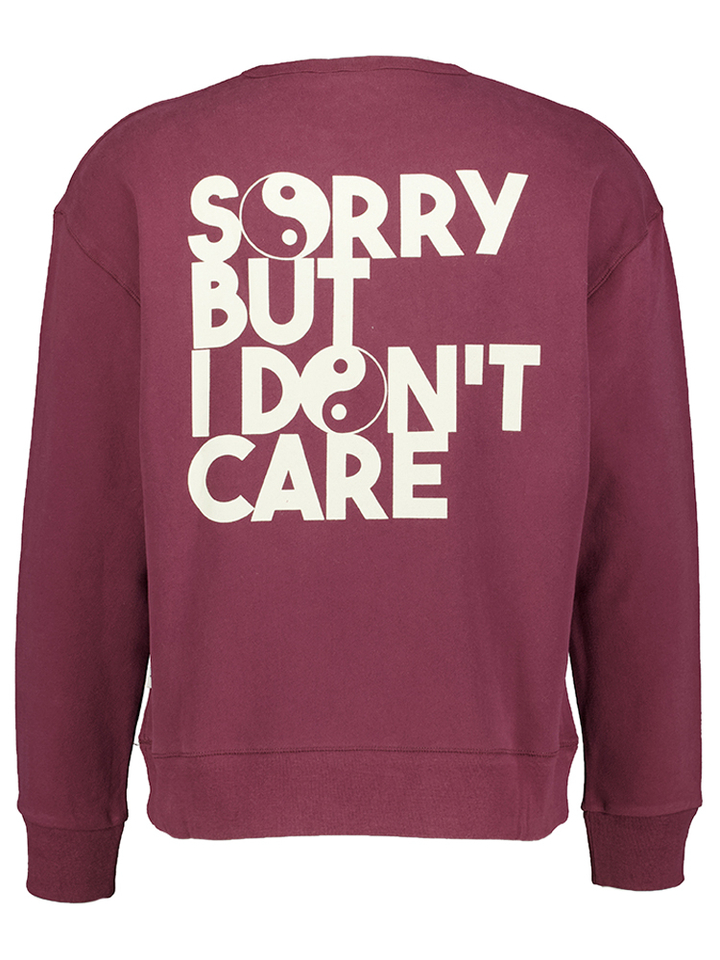 Bordeaux katoenen sweater AO76