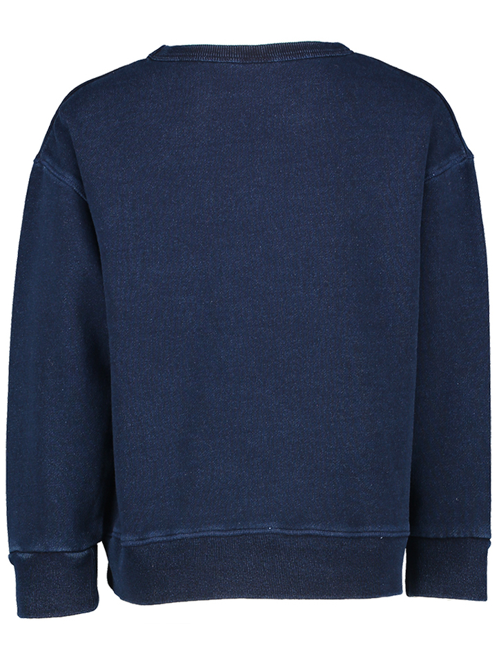 Donkerblauwe sweater AO76