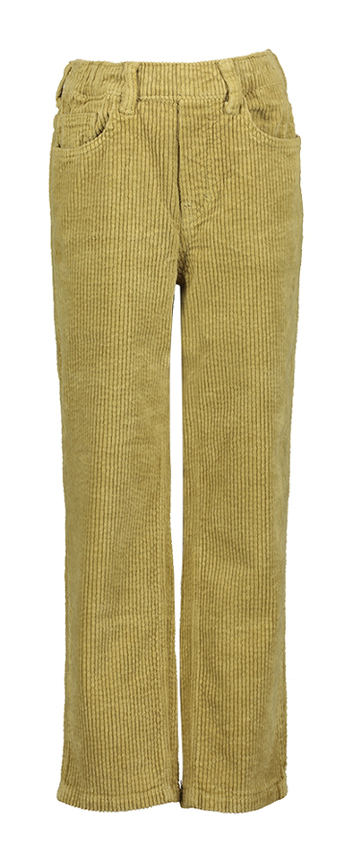 Willow green broek in ribfluweel met elastiek James Ardo 