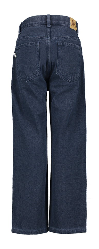 Donkerblauwe loose fit jeans AO76