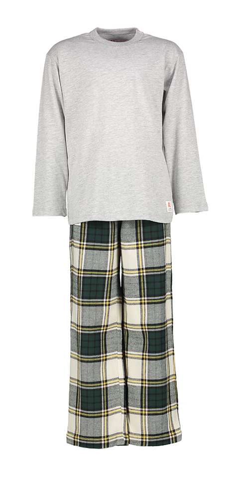 Grijze gestreepte pyjama Ao 