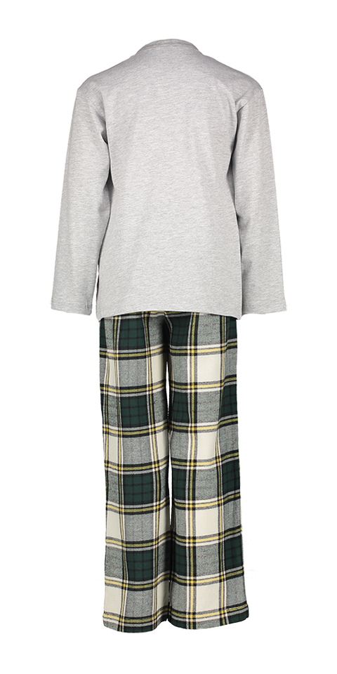 Grijze gestreepte pyjama Ao 