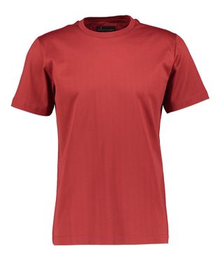 State of Art Rode et-shirt met structuur