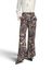 Bruinkleurige broek in zwarte print Laith Munthe