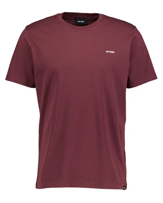Bordeaux katoenen t-shirt Antwrp