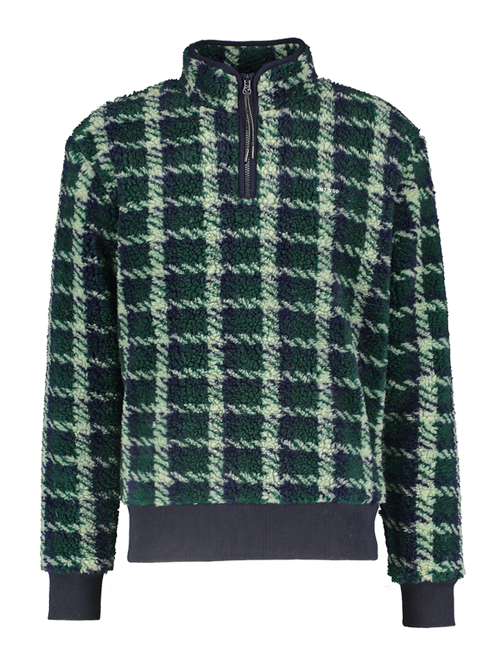 Geruiten gilet met rits Antwrp