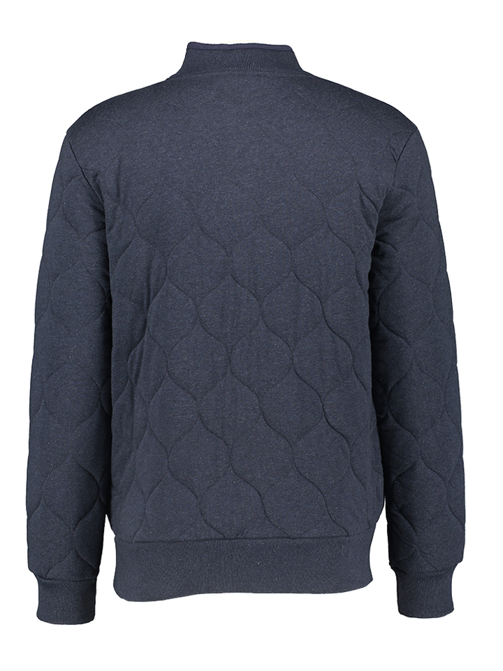 Donkerblauwe trui met drukknopen Antwrp