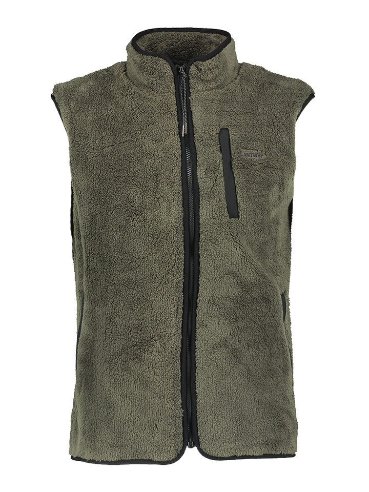 Groene teddy bodywarmer Antwrp