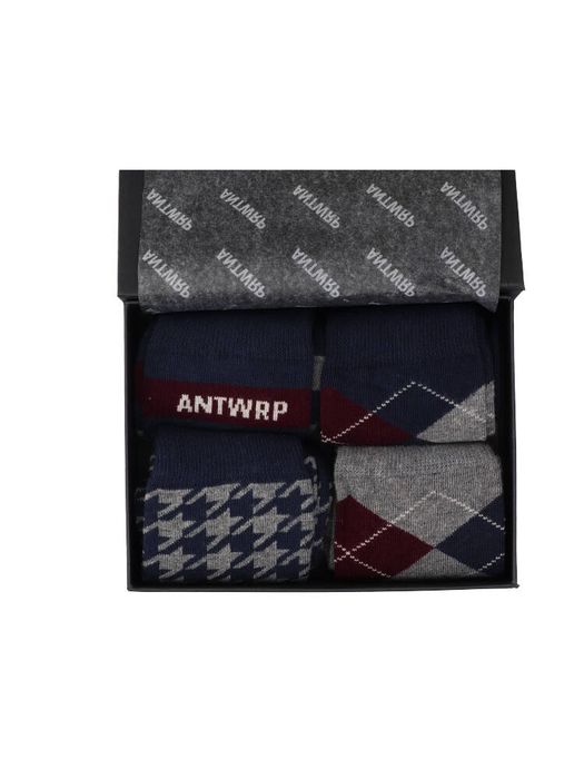 Giftbox van 4 paar kousen Antwrp